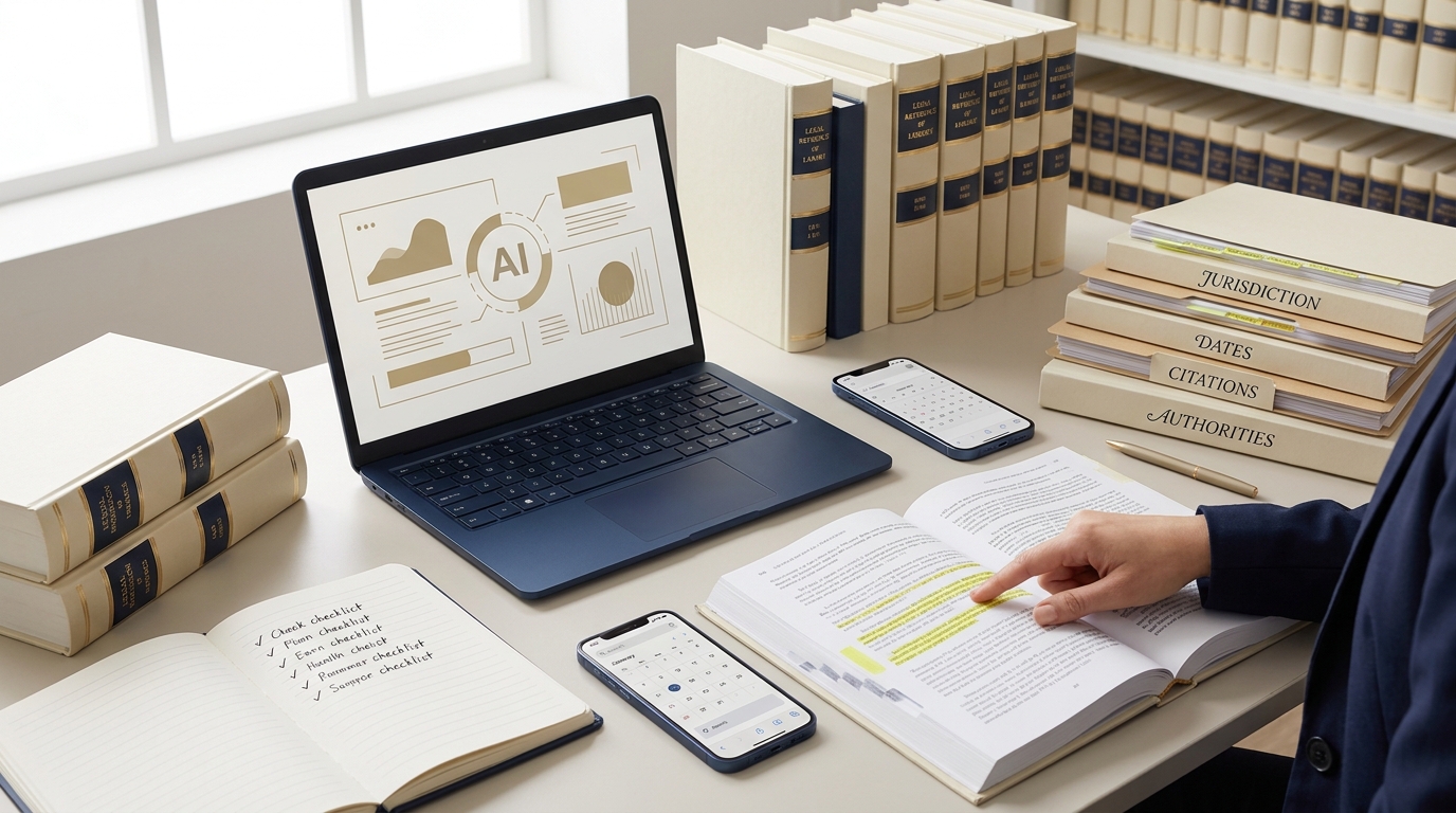 AI legal questions checklist for verifying sources dates and jurisdiction